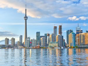 a beautiful image of the Toronto Skyline