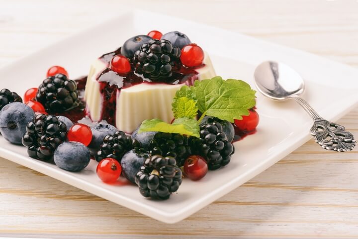 Panna Cotta is one of the best Italian desserts.