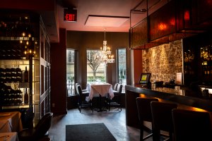 An intimate dining experience