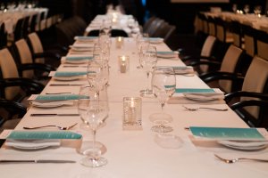Large group event table.